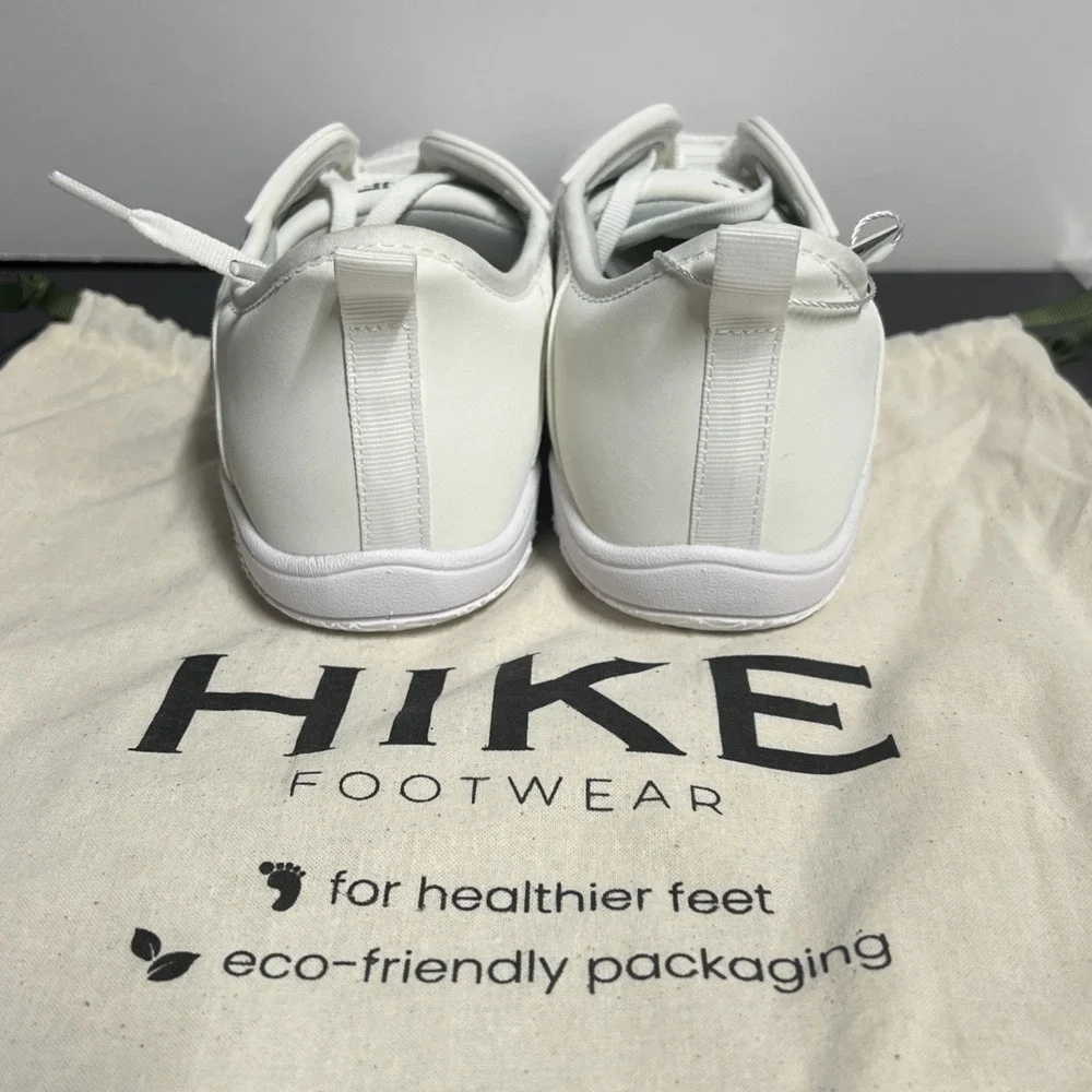 Hike Footwear HF Series Stride Barefoot Shoe White Womens 9-9.5 Mens 7-7.5
